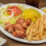 Camarones Rellenos Envueltos en Tocino