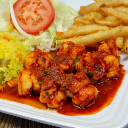 Camarones al Guajillo